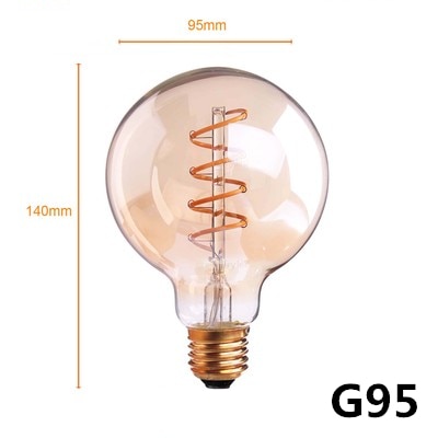 Energía Solar Malaga: 8 Bombilla LED retro estilo edison E27, lámpara iluminación decoración - Imagen 8