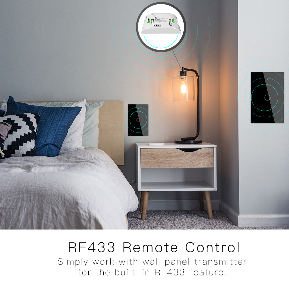 Energía Solar Malaga: 13 Interruptor táctil cristal negro, Interruptor inteligente Wifi, control por voz Alexa y Google Home - Imagen 13