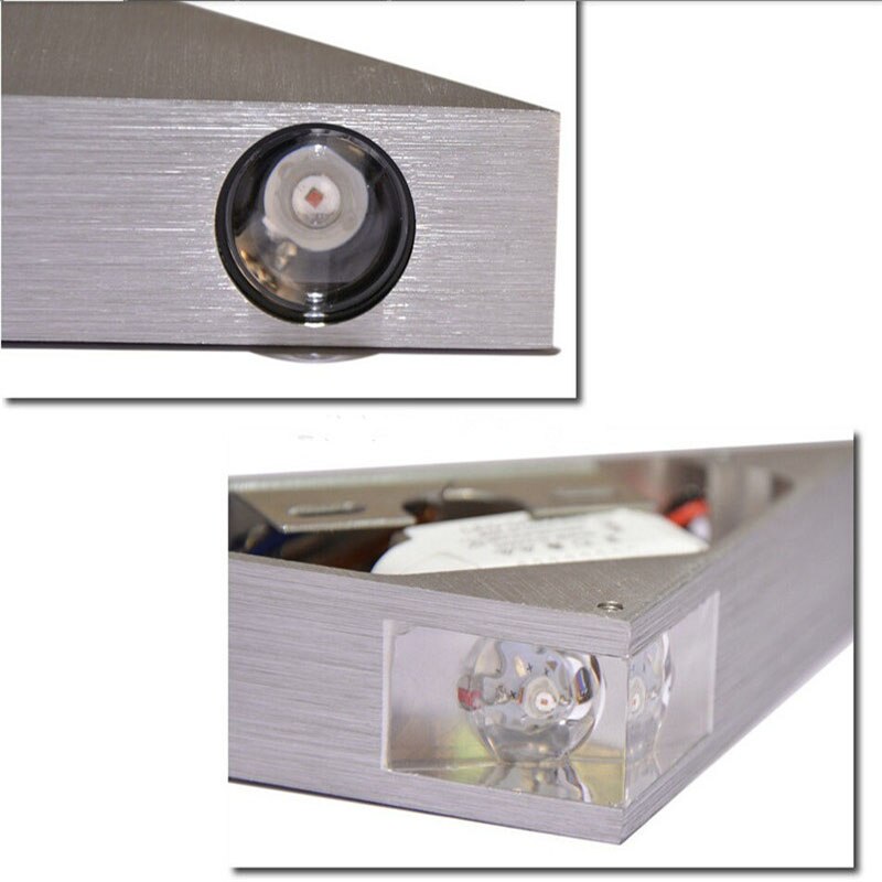 Energía Solar Malaga: 6 Proyector pared luz decorativa efectos luminosos cruzados, en pieza de aluminio potencia 3W - Imagen 6