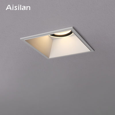 Foco LED cuadrado empotrado