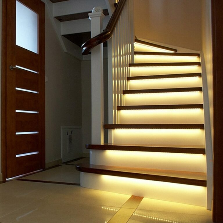 Tiras de led de 1m 2m o 3m para escaleras pasamanos luz indirecta encendido automático