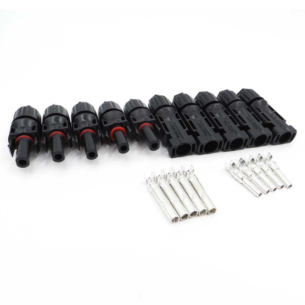 Energía Solar Malaga: 3 Lote 5 pares de conectores MC4 macho hembra para Paneles Solares cables 2,5/4/6mm2 - Imagen 3