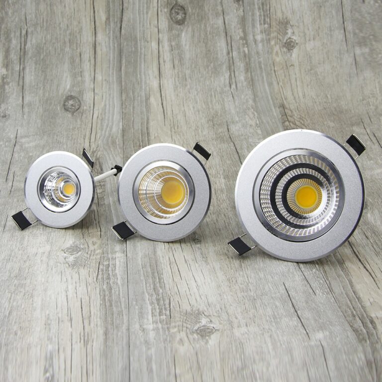 Foco regulable LED Downlight empotrable en el techo 6W 9W 12W 15W