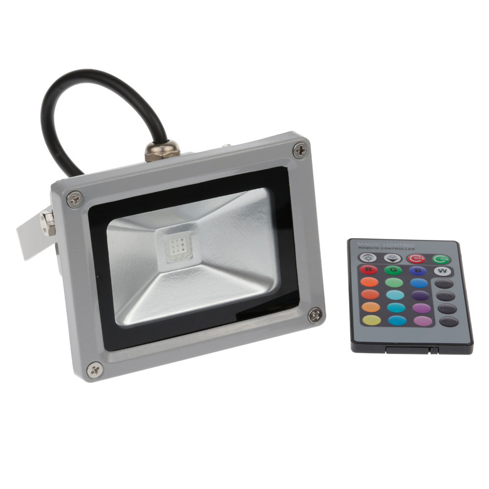 Energía Solar Malaga: 1 Proyector LED color RGB, potencia 10W, 20W, 30W y 50W