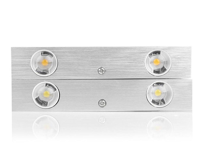 Energía Solar Malaga: 14 Proyector pared luz decorativa efectos luminosos cruzados, en pieza de aluminio potencia 3W - Imagen 14