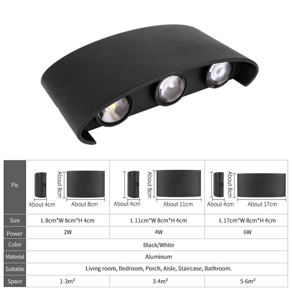 Energía Solar Malaga: 5 Aplique pared multipuntos 2w, 4W, 6W, escaleras, pasillos, recibidor - Imagen 5