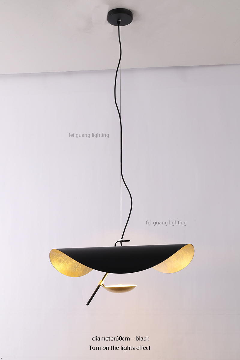 Energía Solar Malaga: 4 Lámpara de techo estilo ondulado reflejos dorados - Imagen 4