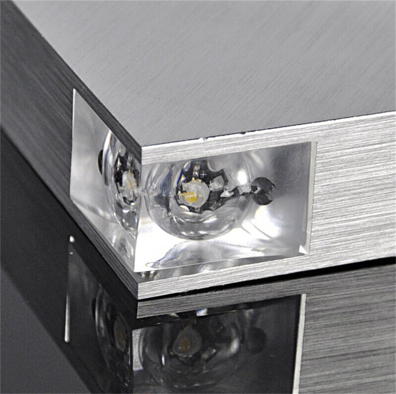 Energía Solar Malaga: 18 Proyector pared luz decorativa efectos luminosos cruzados, en pieza de aluminio potencia 3W - Imagen 18