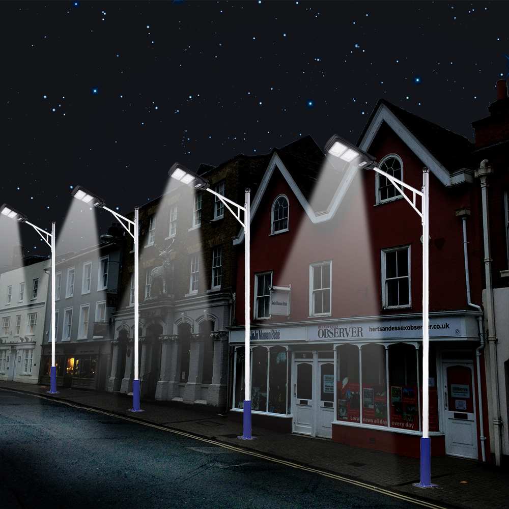 Energía Solar Malaga: 16 Farola con energía solar encendido automático por movimiento, potencia 60W, 90W, 150W - Imagen 16