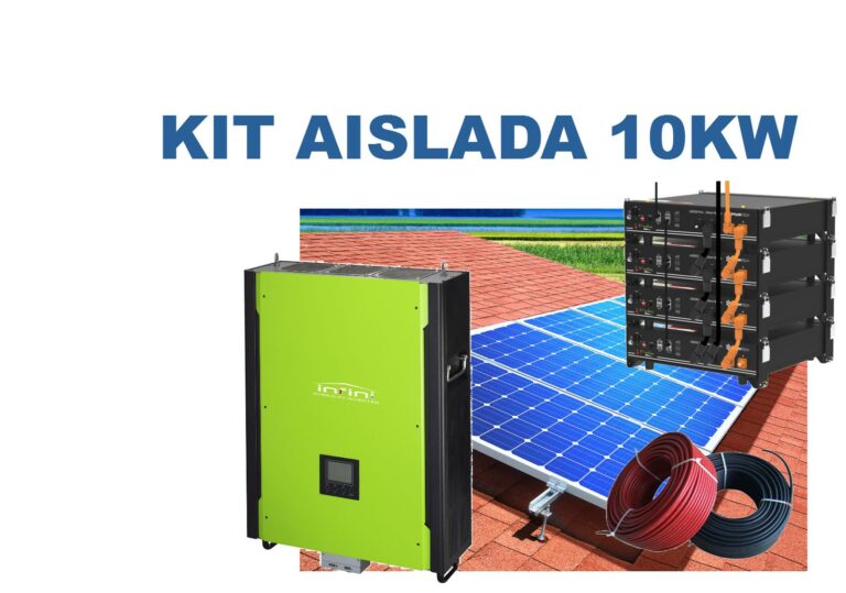Kit solar aislada 10Kw