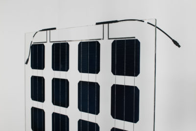 Panel solar transparente 50% para cerrar espacios 300W -- 350W