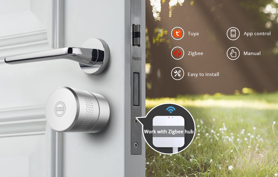 SmarDeer-cerradura inteligente para Alexa y Google Home, control