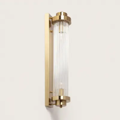 Aplique de Pared Metal y Cristal, E14