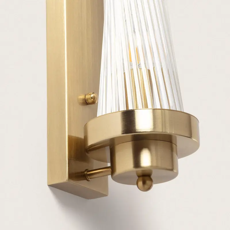 Aplique de Pared Metal y Cristal, E14 - Imagen 4